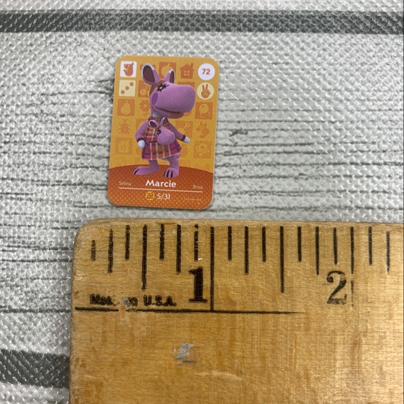 Animal Crossing Amiibo Marcie Mini NFC Card. Scan in Villager ACNH Switch - Picture 4 of 5